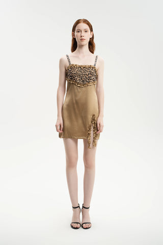 Leopard Silk Dress