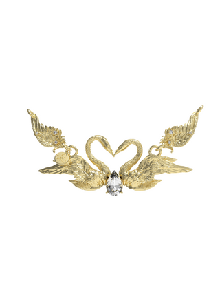Swan Twins Necklace