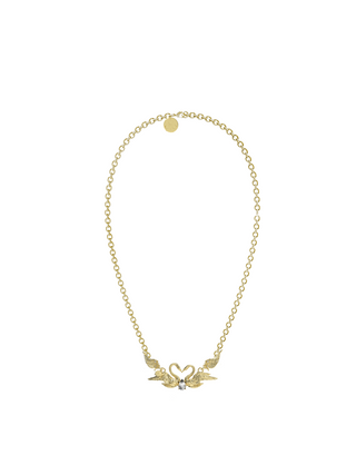 Swan Twins Necklace
