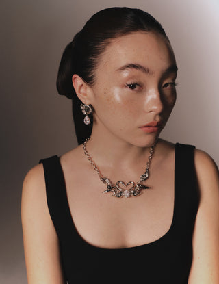 Swan Twins Necklace