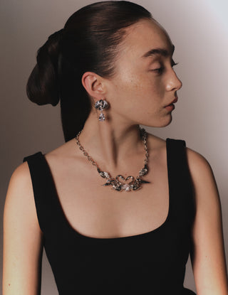 Swan Twins Necklace