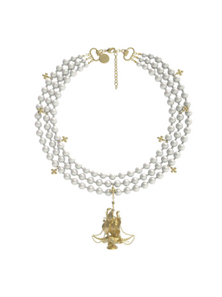 Shell Corsair Imitation Pearl Necklace