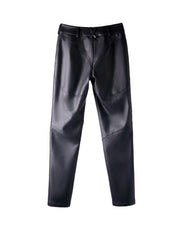 Urban Edge PU Patchwork Pants