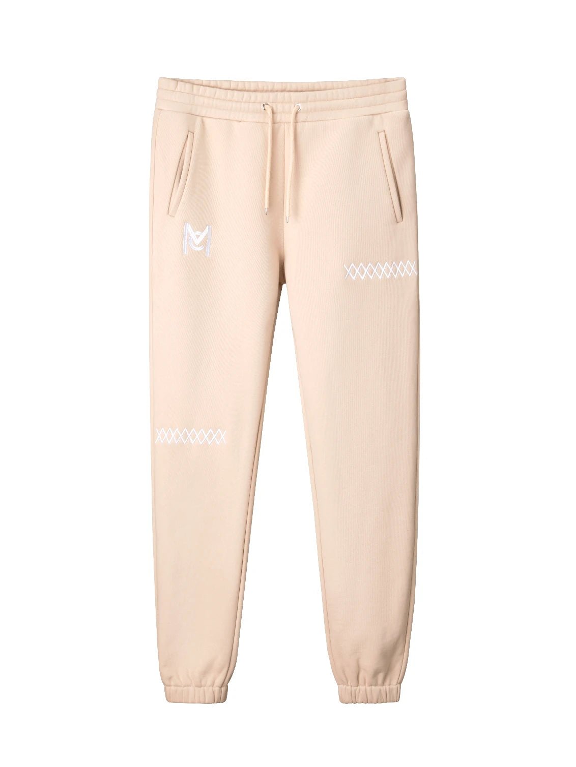 Classic Cotton Sweatpants with Embroidered Logo - HIGHTRAST