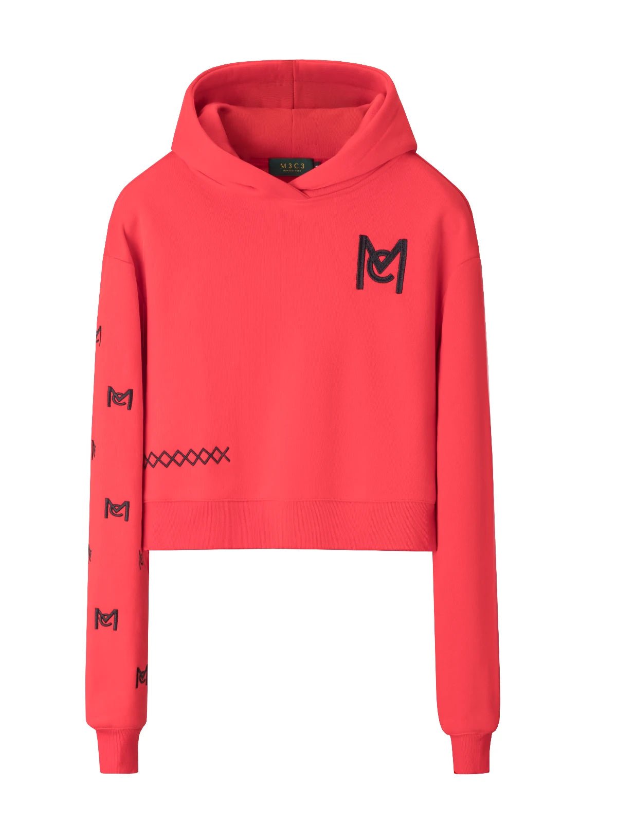 Logo Embroidered Cotton Hoodie - HIGHTRAST