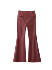 Chic Flare PU Pants - HIGHTRAST