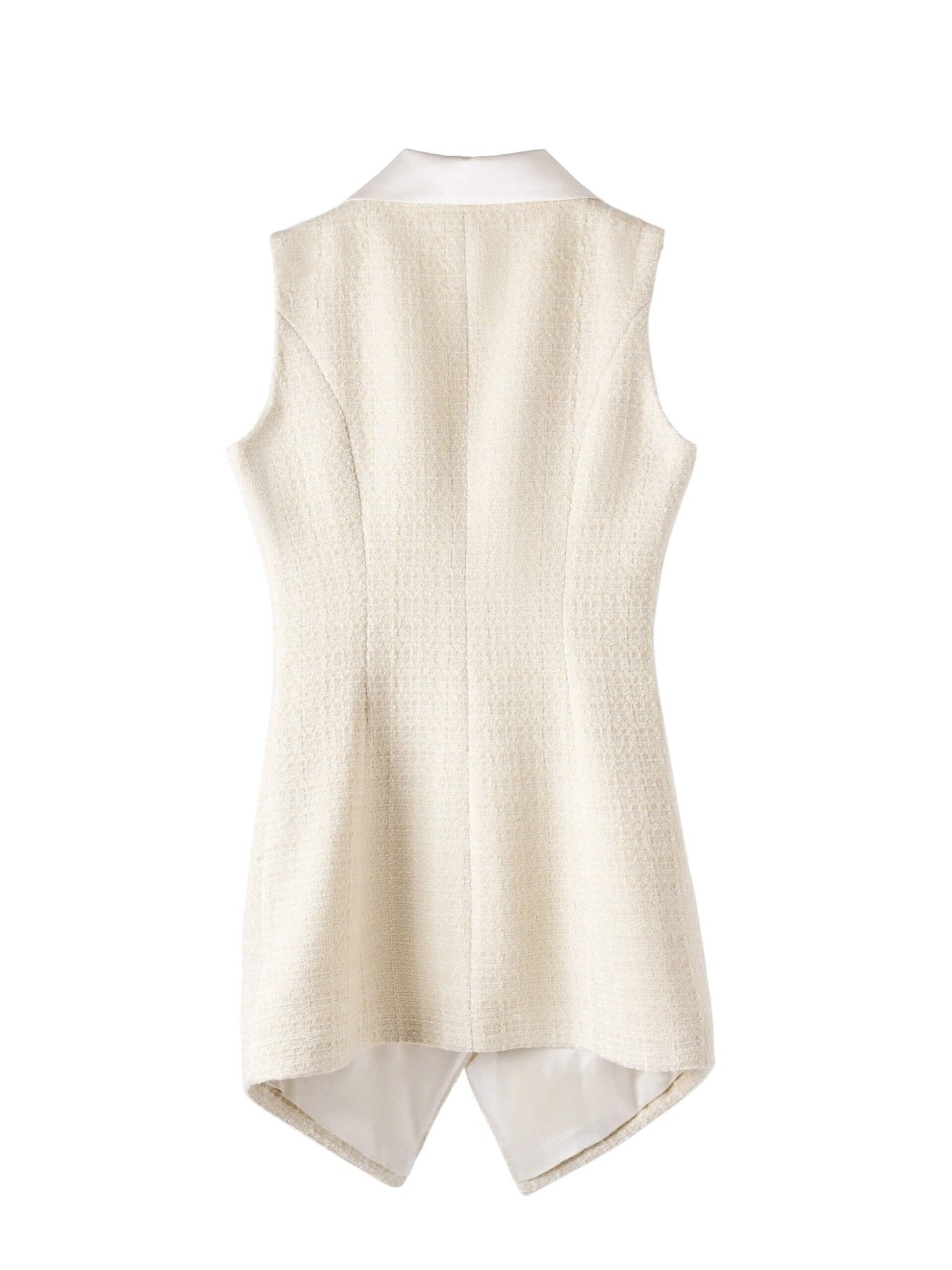 Chic Sleeveless Wool Blend Vest - HIGHTRAST