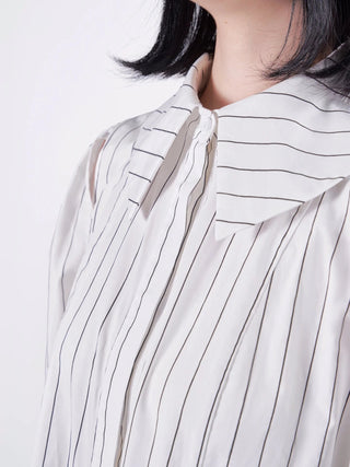 Modern Muse Cutout Shirt Dress - HIGHTRAST